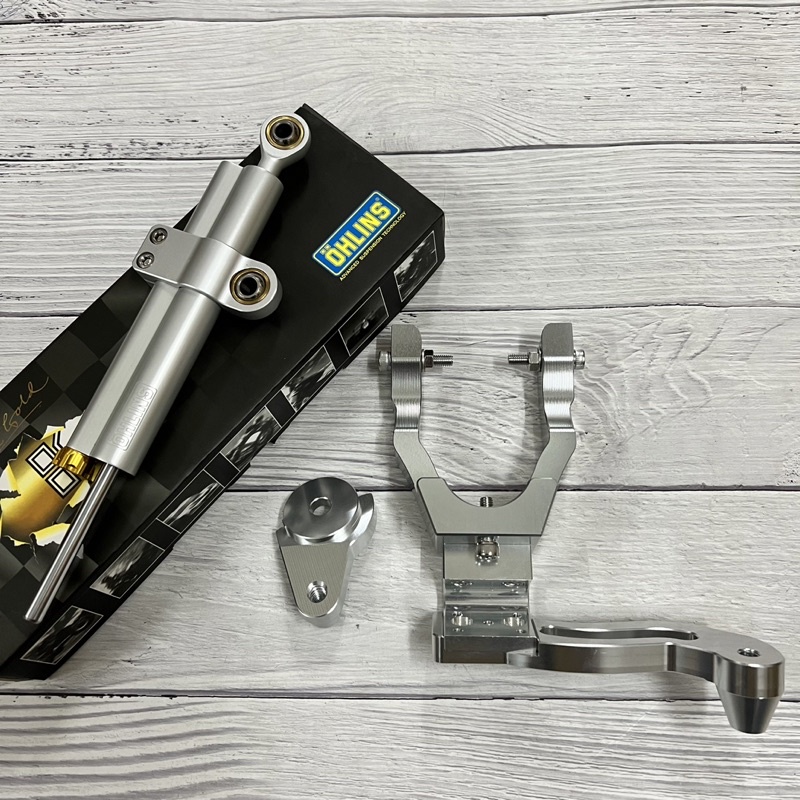 Yamaha RXZ Damper Bracket Siap OHLINS Steering Damper Anti Tank Slap