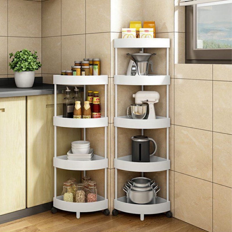 Triangle Plastic Kitchen Shelf 4tier Shelf, 3tier Shelf, 4tier