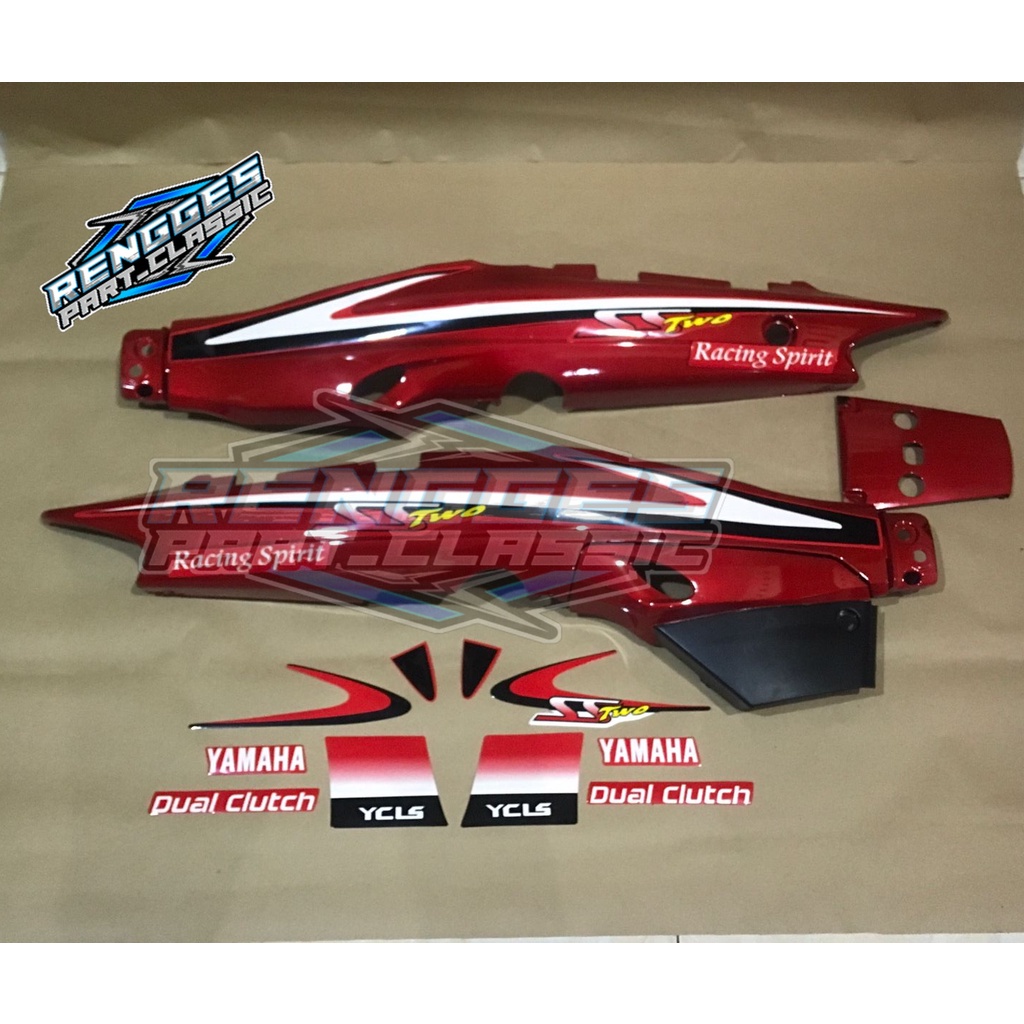 MERAH Fiz r side box body cover, maroon, red two ss striping battery ...