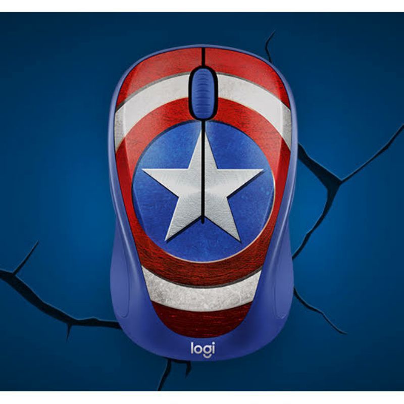 Logitech Wireless Mouse Marvel Captain America M238 | Shopee Malaysia