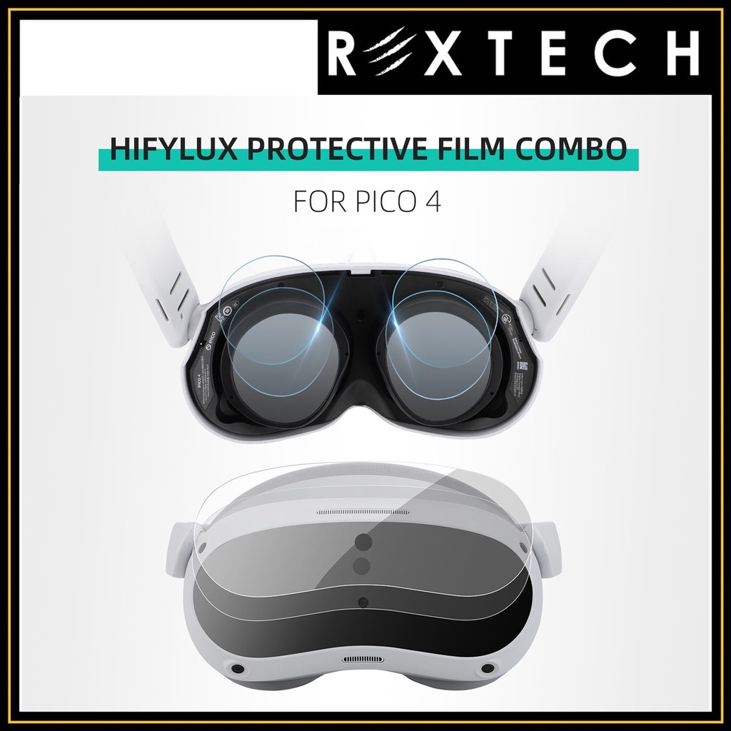 ( Ready Stock )PICO 4 Protective Film VR Eyewear Headwear Film HD Anti ...