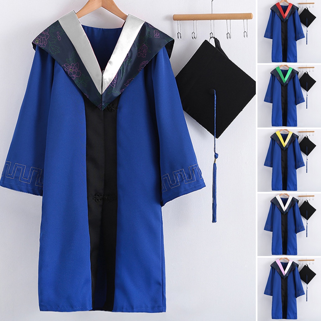 【ST】1 Set Graduation Uniform Super Soft Wear Resistant Polyester ...