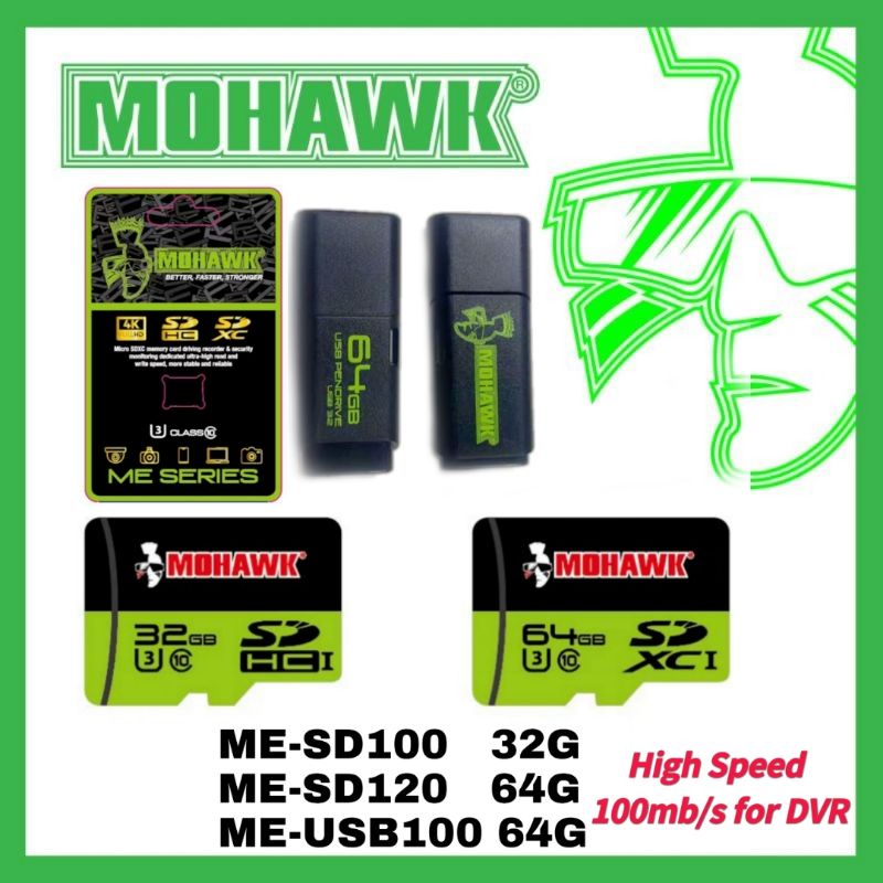 Mohawk High Speed Micro TF Memory Card pen drive USB dvr 360 bird view ...