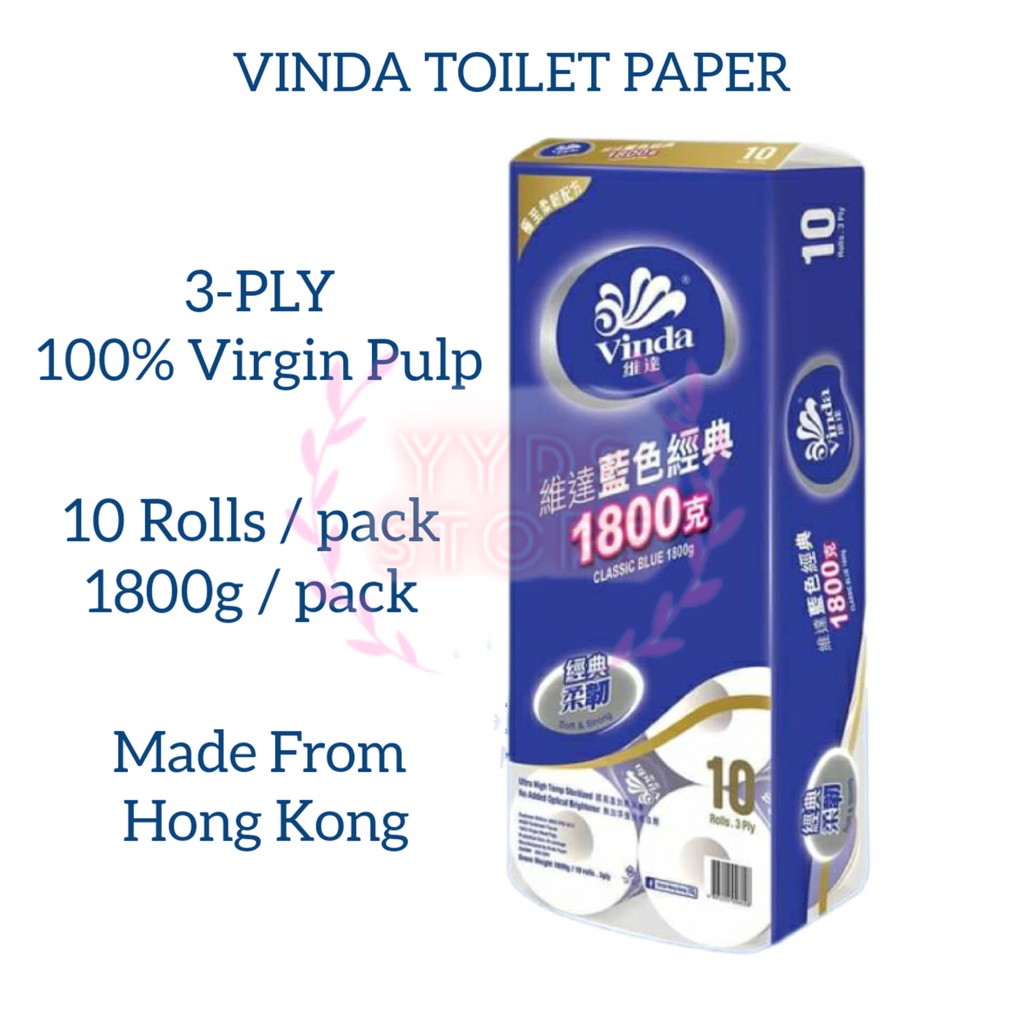 VINDA 3PLY VIRGIN PULP TOILET PAPER Shopee Malaysia