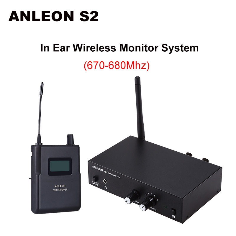 ANLEON S2 Wireless Inear Monitor System UHF Stereo IEM System Stage Monitoring Shopee Malaysia