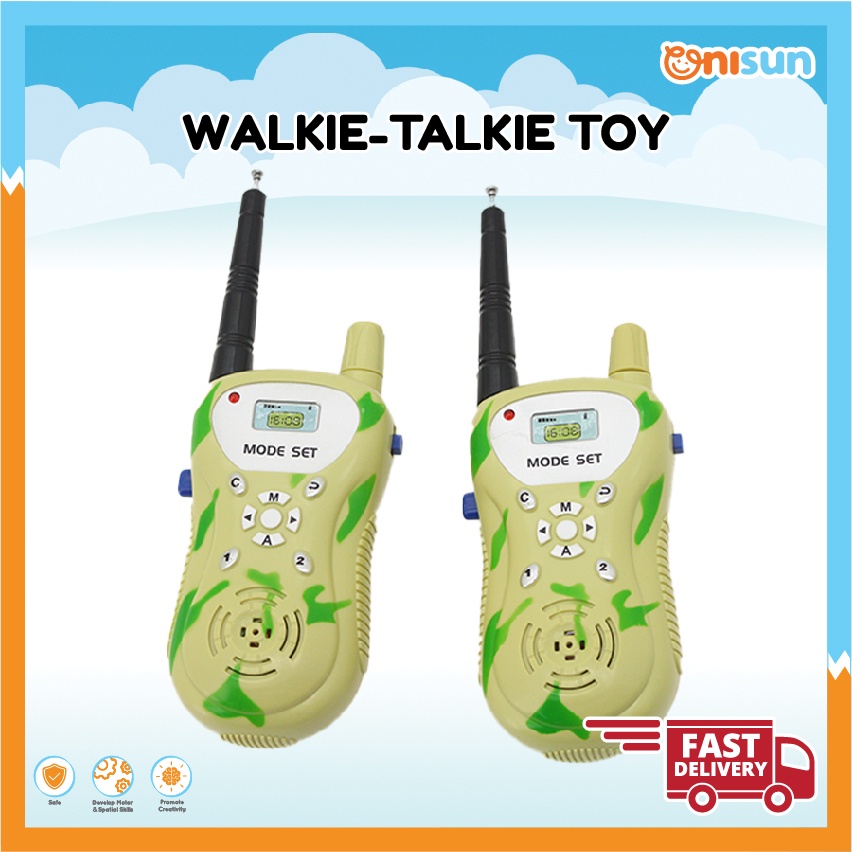 Kids Long Distances Pro Walkie-Talkie With Sound Electronic Toy Playset ...