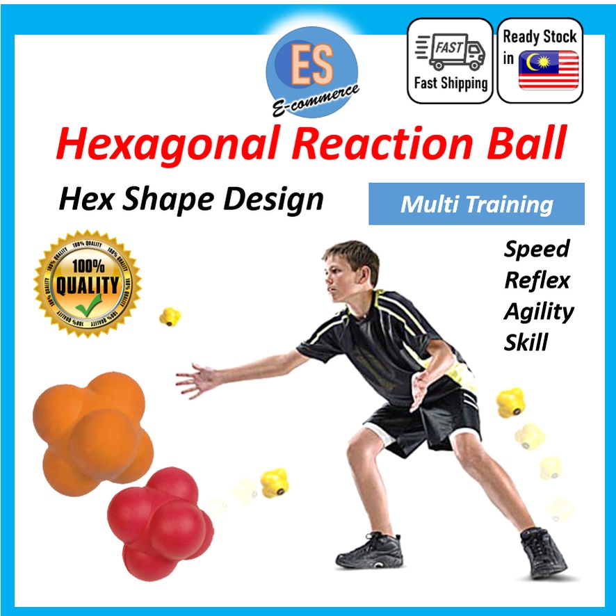 Hexagonal Reaction Ball Quickness and Agility Training Ball, Training