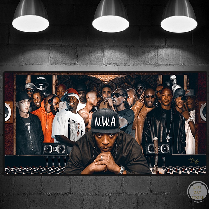 Canvas Painting 2pac Rapist Real Rap Legendary Poster Home Decoration ...