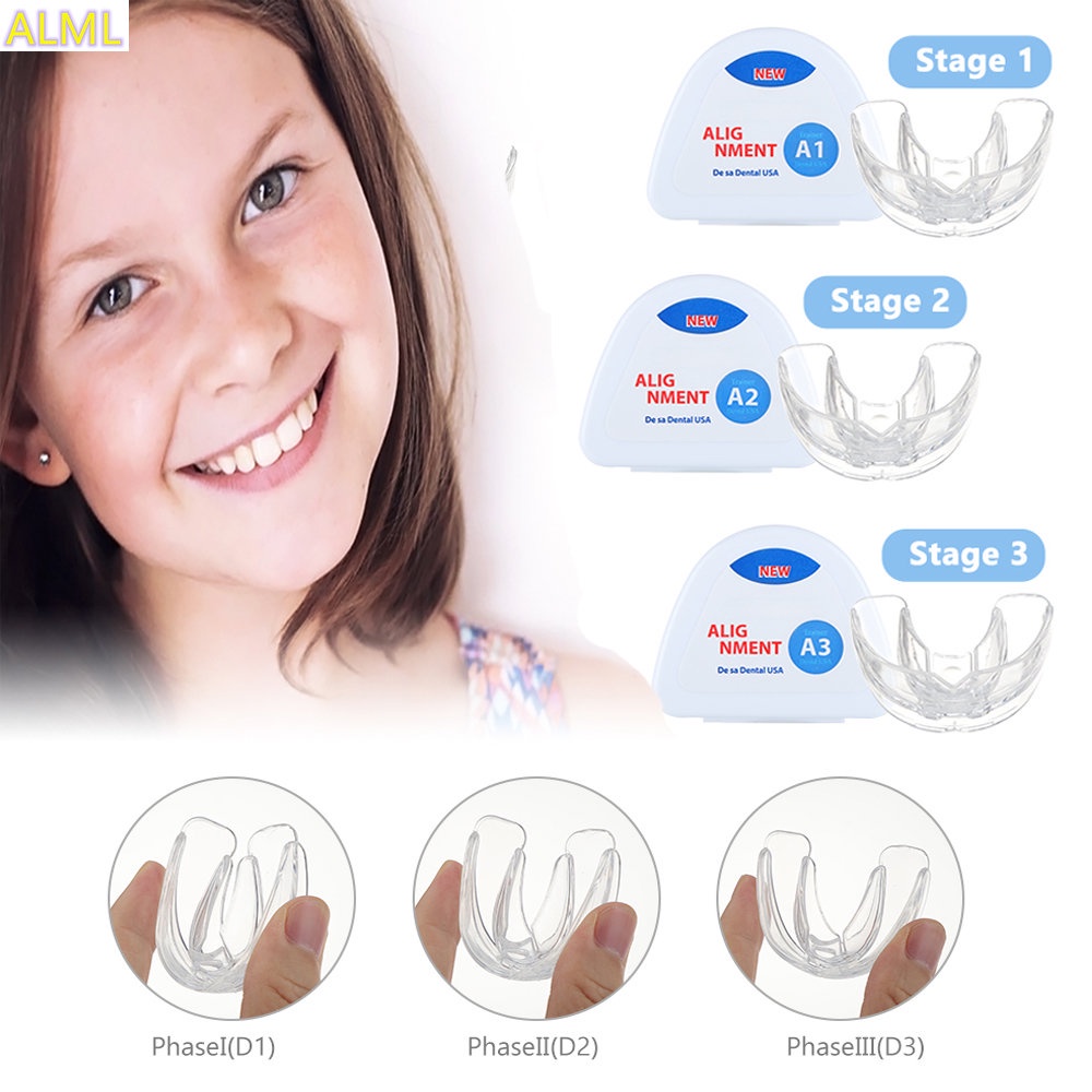 Dental Orthodontic Braces Set 3 Stages Silicone Alignment Trainer Teeth ...