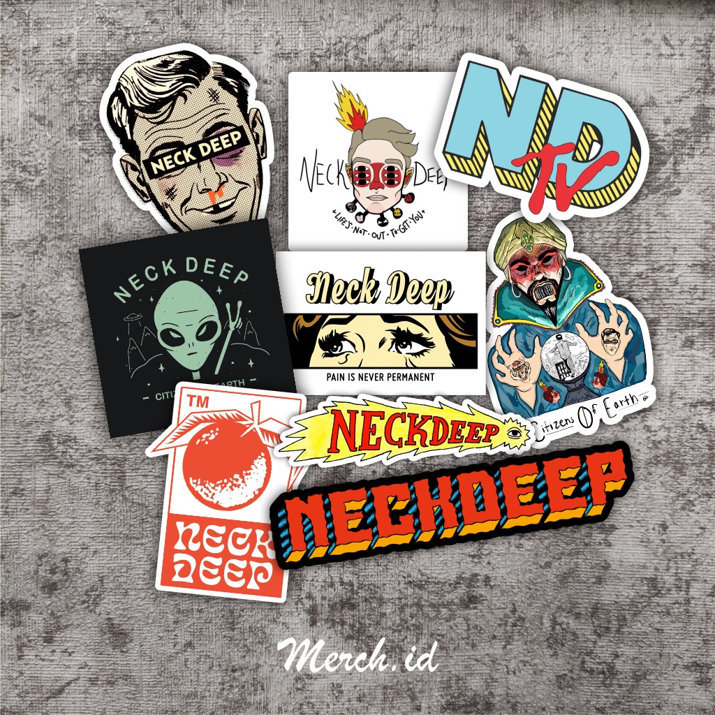 Neckdeep BAND Sticker/Sticker Pack