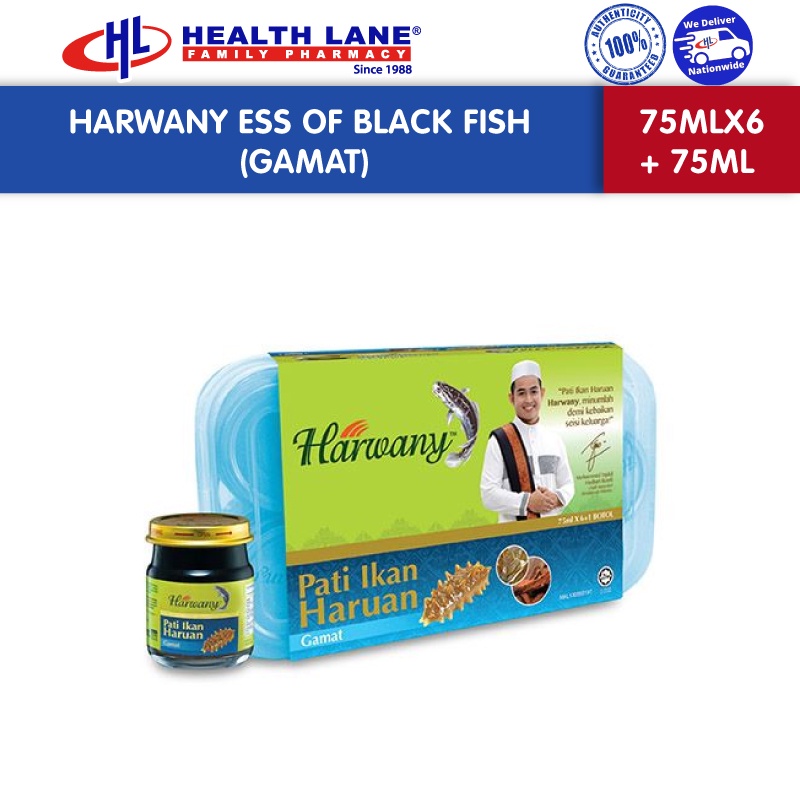 HARWANY ESS OF BLACK FISH (GAMAT) (75MLX6+75ML) | Shopee Malaysia