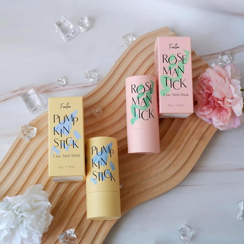 Rose Mantic Foellie Clay Mask Roller Moisturizing Pump Kin Stick ...