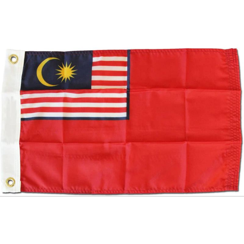 Ensign Flag Malaysia 3 feet x 4 feet for marine vessel | Shopee Malaysia