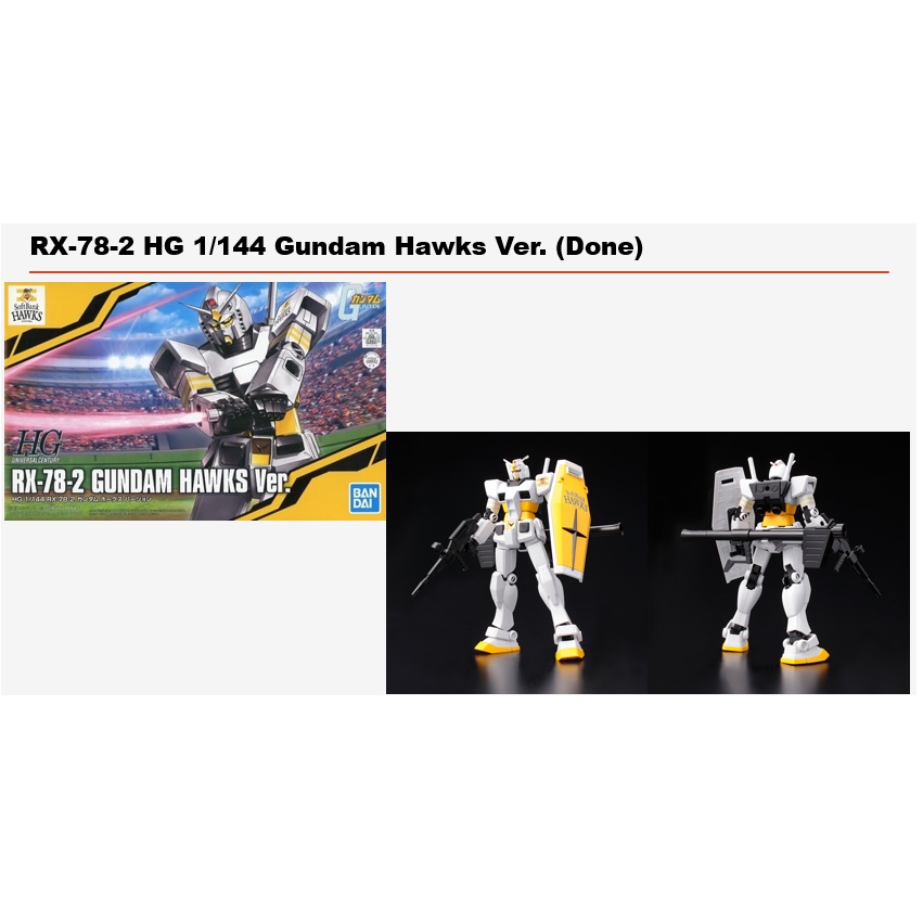 RX-78-2 HG 1/144 Gundam Hawks Ver. | Shopee Malaysia