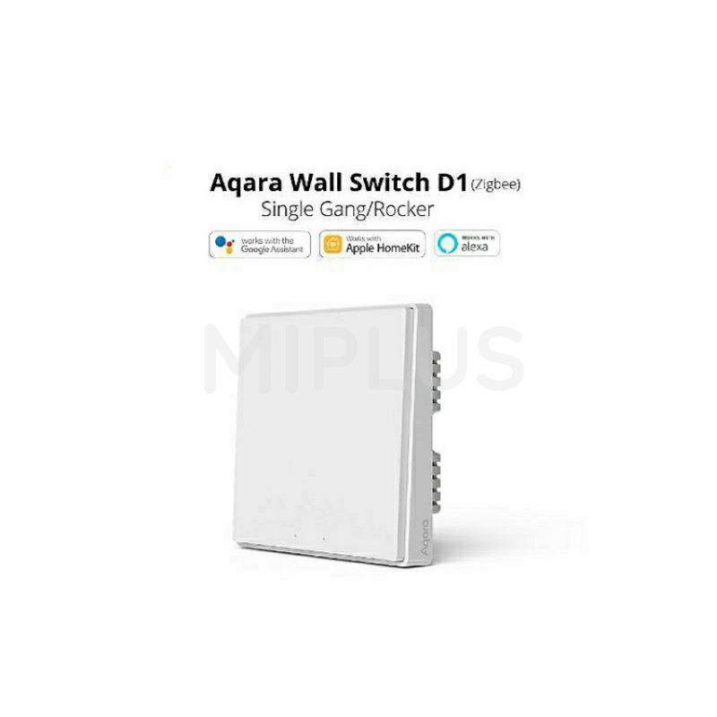 Aqara Wall Switch D1 (Without Neutral Single Rocker) | Shopee Malaysia