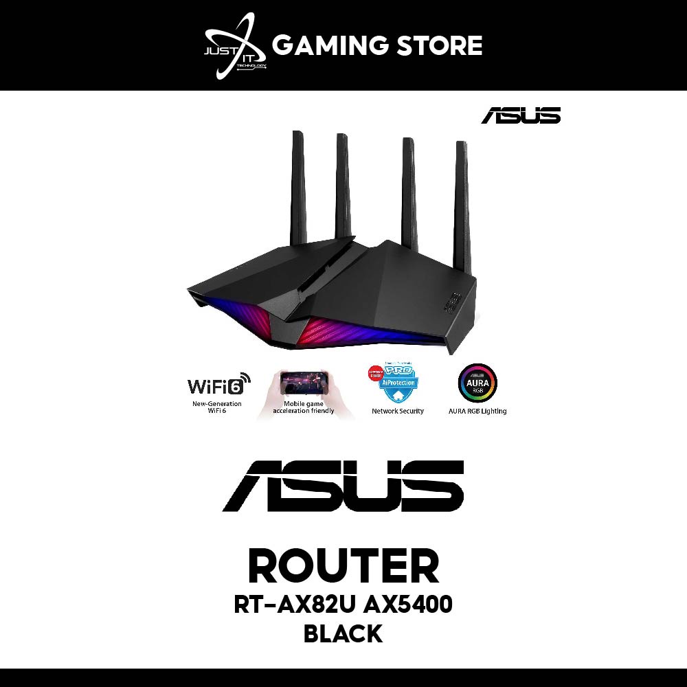 Asus RT-AX82U AX5400 Dual Band WiFi 6 5400Mbps Gaming Router | Shopee ...