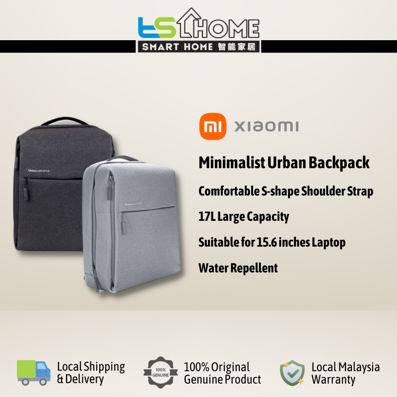 Xiaomi Mi Minimalist Urban Backpack | Shopee Malaysia