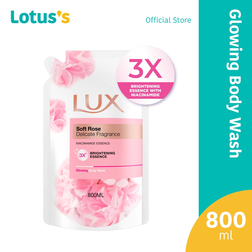 Lux Body Wash Soft Rose Refill 800ml Shopee Malaysia