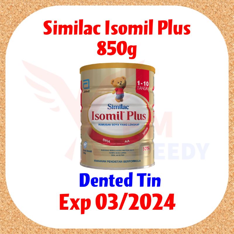 Isomil Soya 400g/ Isomil Plus For 1 to 10 years old 850g | Shopee Malaysia