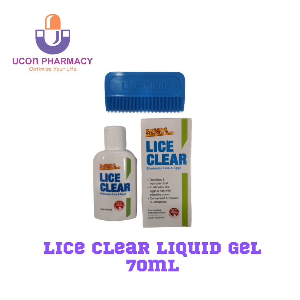 Lice Clear Liquid Gel (70ml) Shopee Malaysia