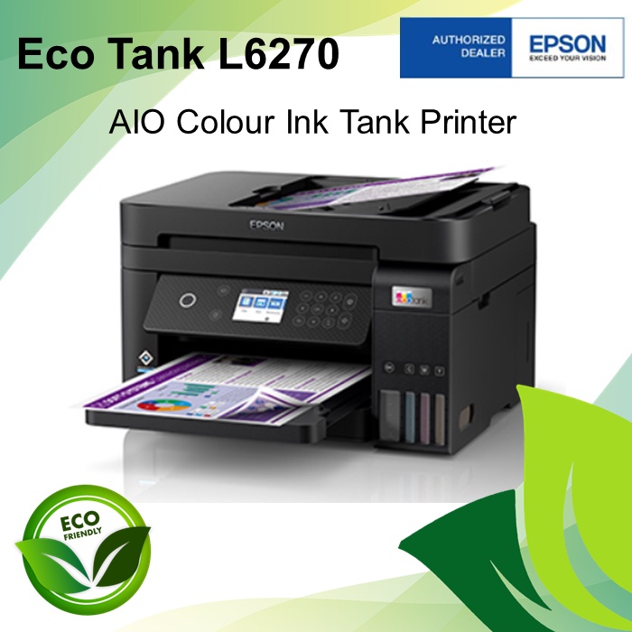Epson Ecotank L6270 A4 Wi Fi Duplex All In One Ink Tank Printer With Adf Shopee Malaysia 9282