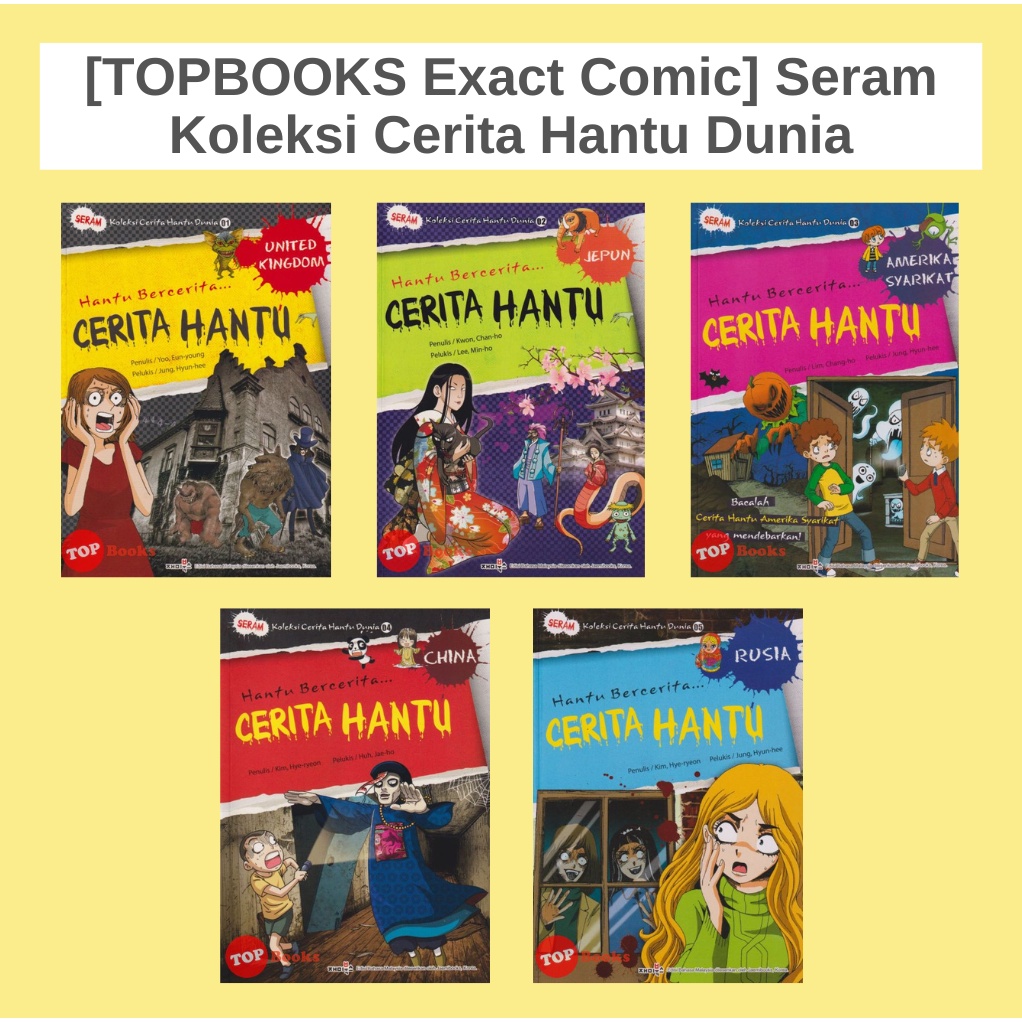 [topbooks Exact Comic] Seram Koleksi Cerita Hantu Dunia Shopee Malaysia