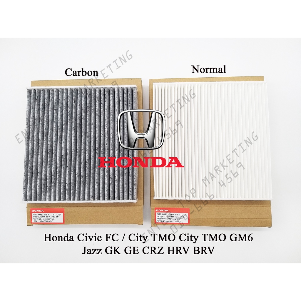 Carbon Cabin Filter Aircond filter Honda Civic FC City TMO GM6 GN2Jazz