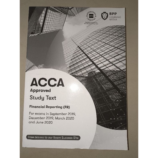 ACCA Approved Study Text - Financial Reporting (FR) | Shopee Malaysia