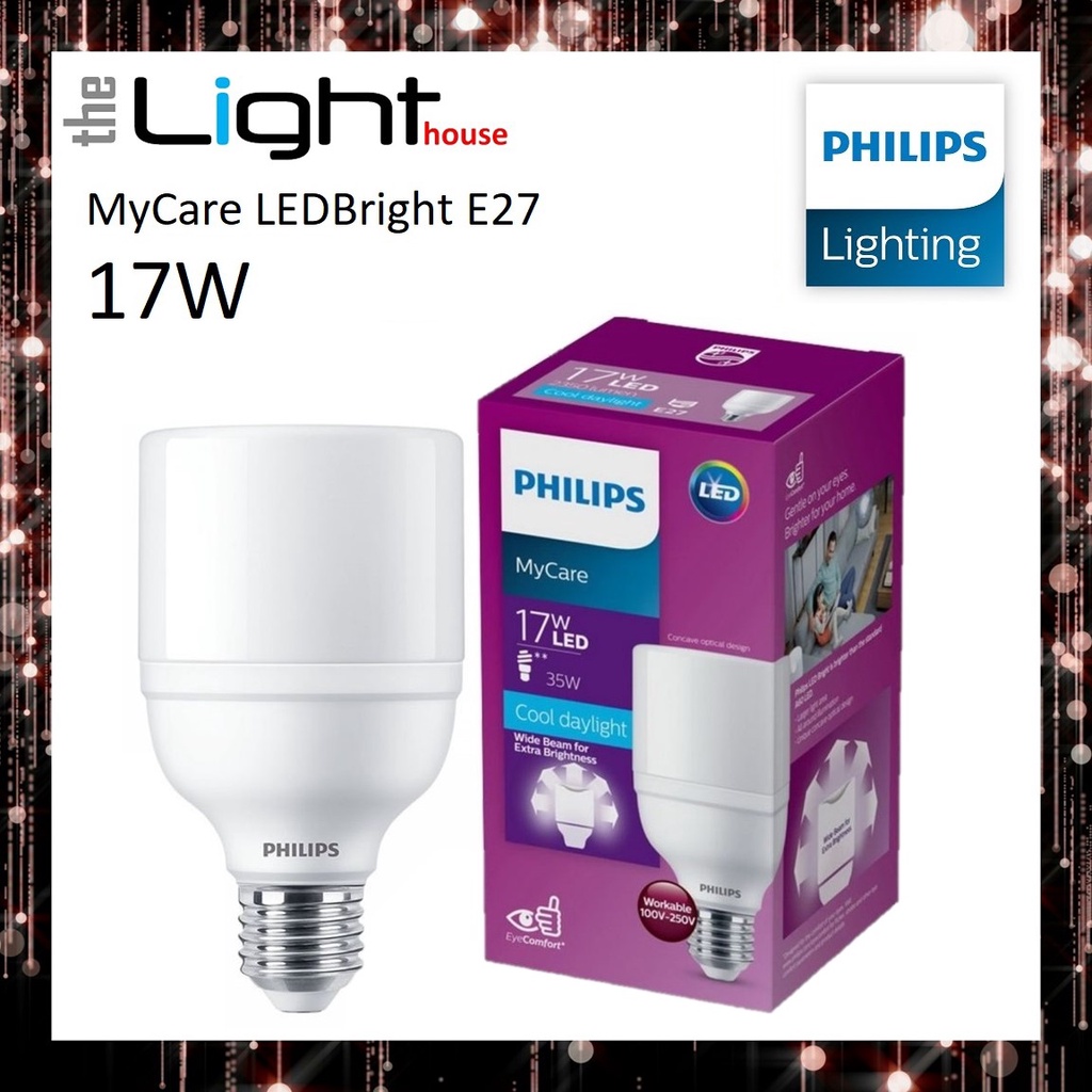 Philips 13W 15W 17W Led Bright Bulb High Lumens E27 Cooldaylight Daylight 6500K Mentol LED Terang Shopee Malaysia