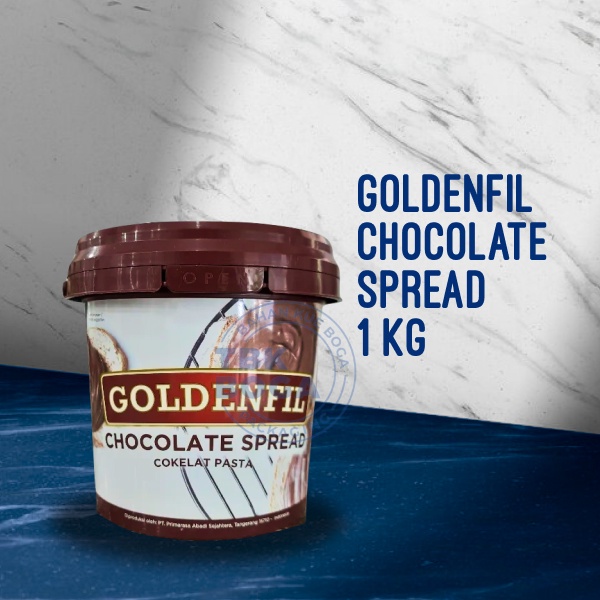 Goldenfil Chocolate Spread (1 kg) Fine Chocolate Spread Goldenfill ...