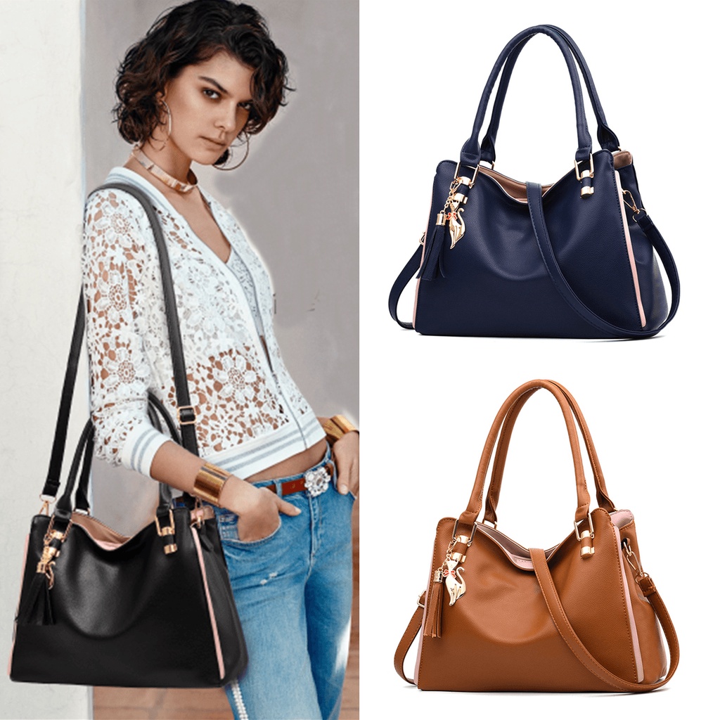 LouisWill Beg Tangan Wanita Women Shoulder Bag Luxury Shiny