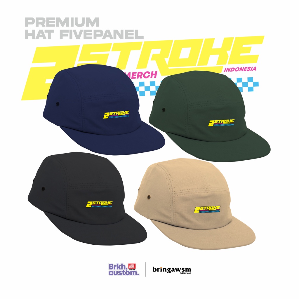 Fivepanel 2STROKE HAT 2 STROKE ENGINE HAT PREMIUM DISTRO HAT BRKHCUSTOM ...