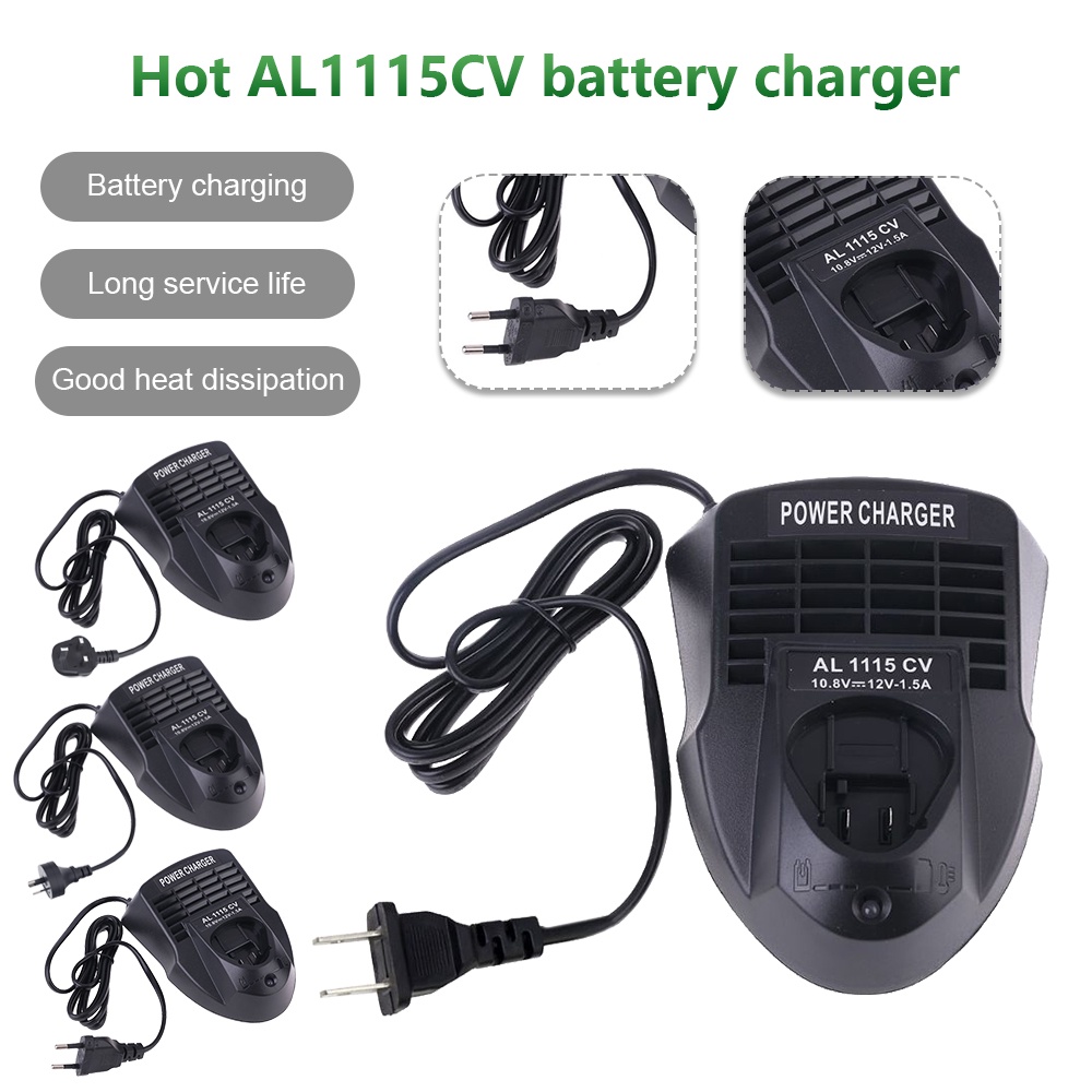 Al1115 Cv Battery Charger For Bosch 108v12v Bat411 Bat412a Li Ion Battery Electrical Drill For 0003