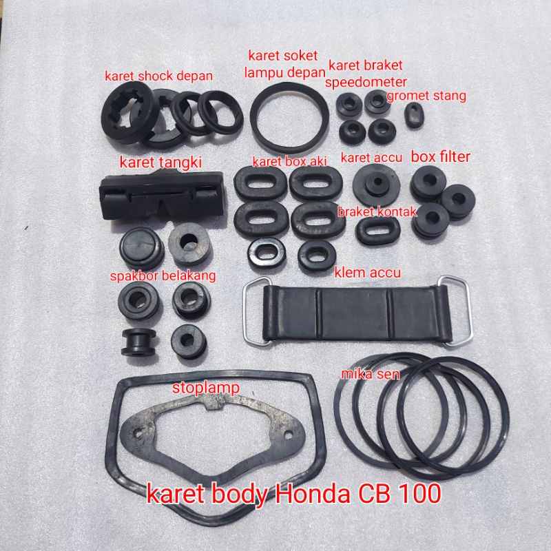 Honda CB 100 Full Body Rubber Set | Shopee Malaysia