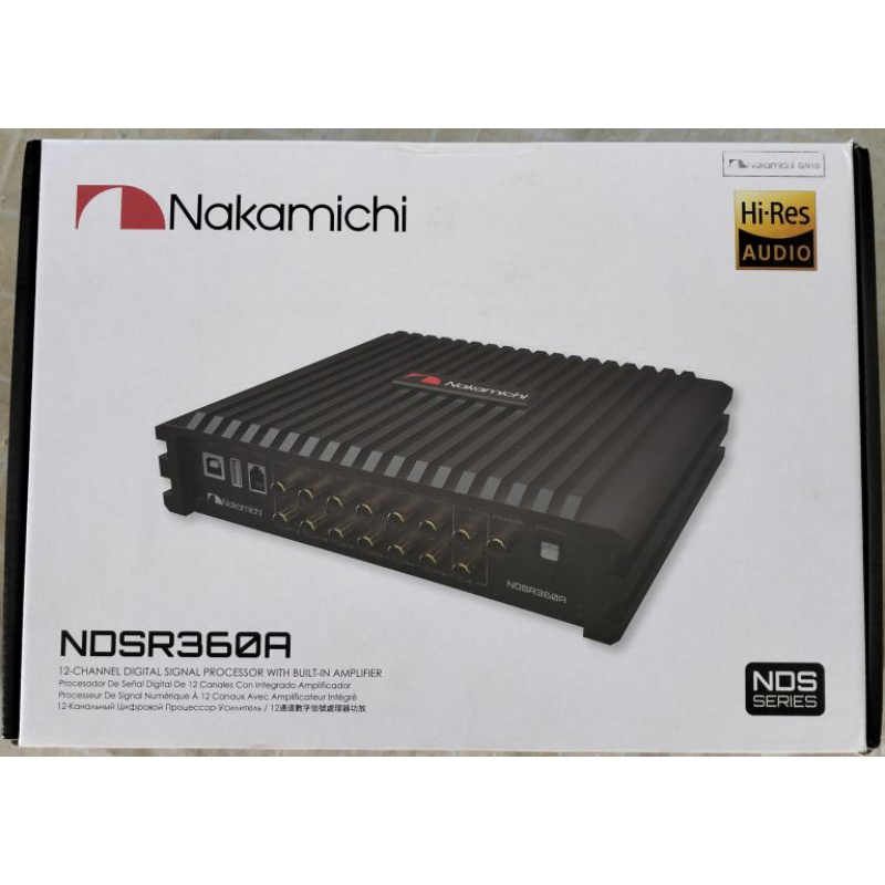 CAR AUDIO 31 HI Res NAKAMICHI NDSR360A DSP 6CHANNELS HIGH LEVEL