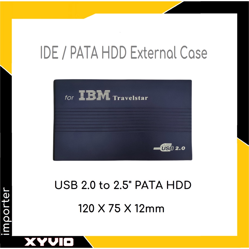 2.5'' USB 2.0 44PIN IDE/PATA Hard Drive Disk HDD External Enclosure