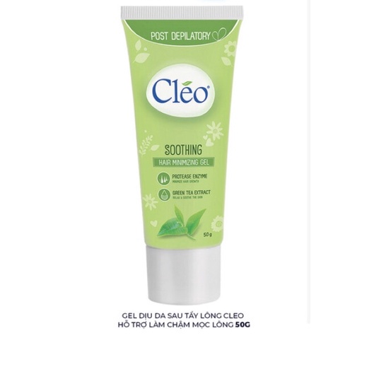 Cleo Post-Hair Removal Soothing Gel Helps Slow Down Hair Growth 50g ...