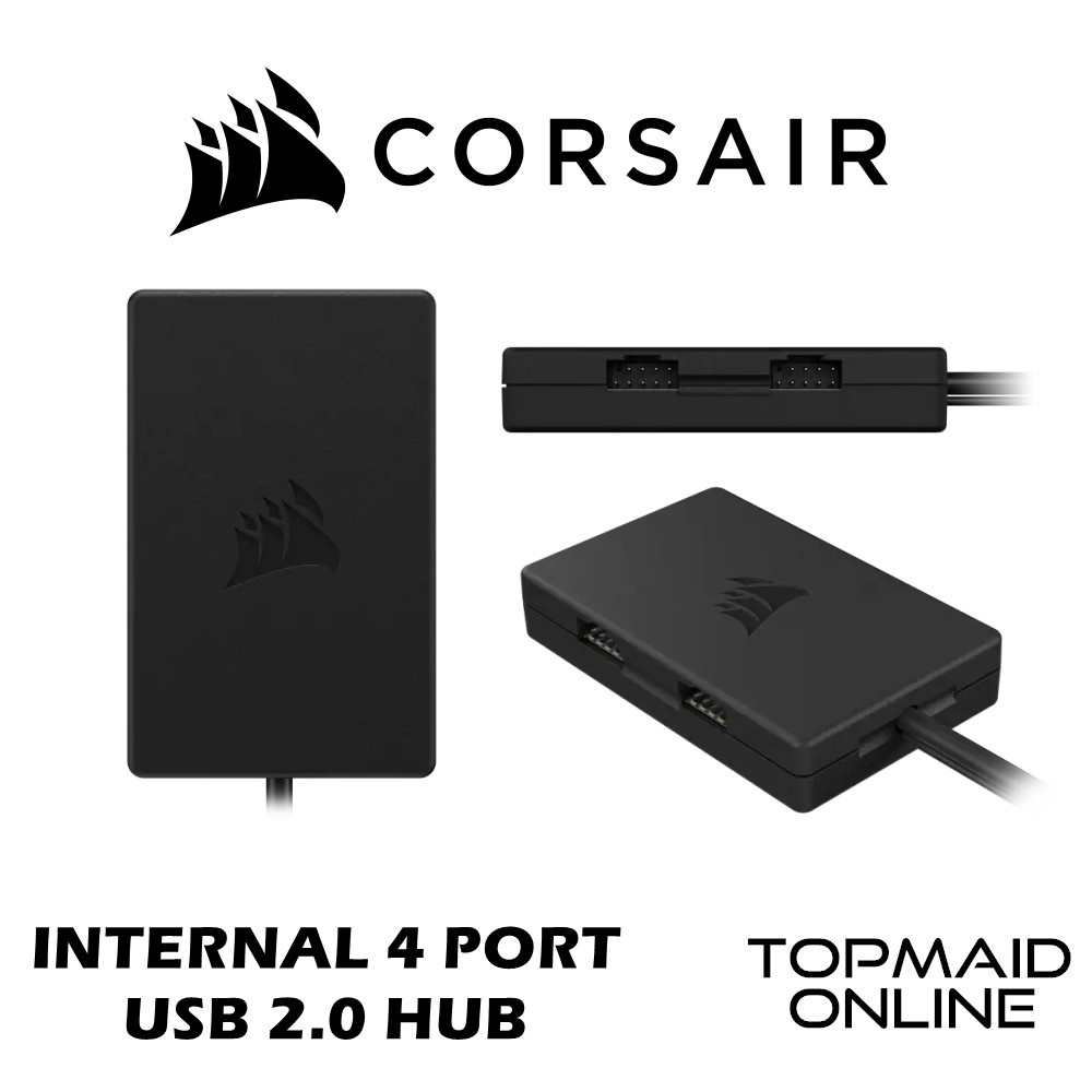 Corsair internal 4 port usb 2 0 hub shopee malaysia