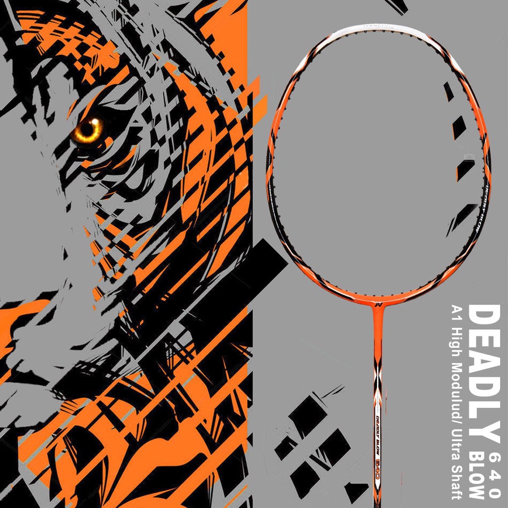 🎁 FREE STRING & GRIP 🎁 A1 - DEADLY BLOW 640 （Max Tension 30 lbs）3U ...