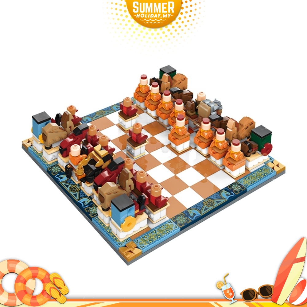 Qman Brick K10123 CNY Chinese New Year Series Mongolian Chess Keeppley ...