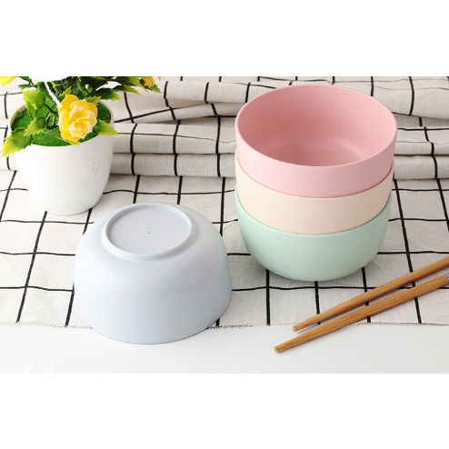 Wheat Straw Food Grade Rice Bowl Children Bowl Tableware | Shopee Malaysia