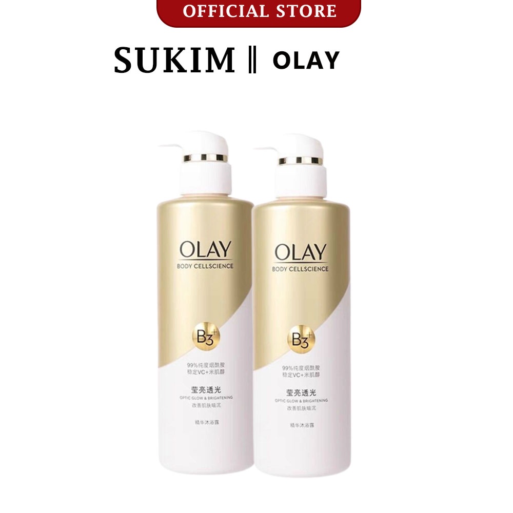 OLAY B3+Vitamin C Shower Gel 500ml Super Whitening, Moisturizing and