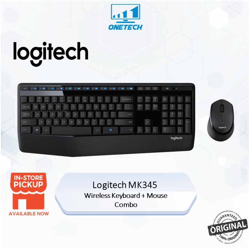 Logitech MK345 Wireless Keyboard and Mouse Combo | Shopee Malaysia