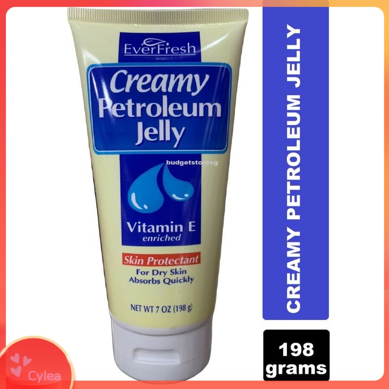 EverFresh Creamy Petroleum Jelly Vitamin E cream For Dry Skin Absorbs