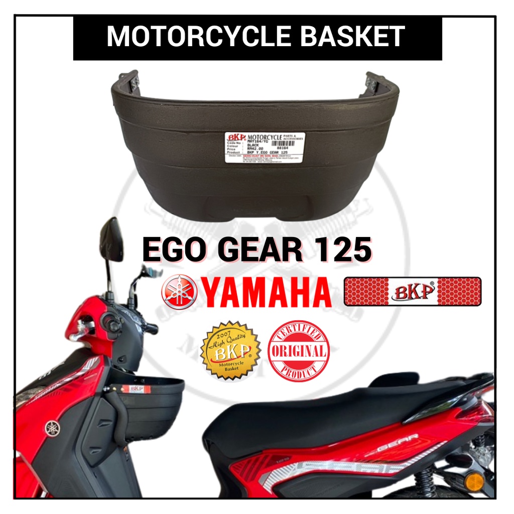 𝗙𝗥𝗘𝗘 𝗦𝗞𝗥𝗨 Bkp Basket Yamaha Ego Gear 125 Gear125 Plastic Plastik Pvc