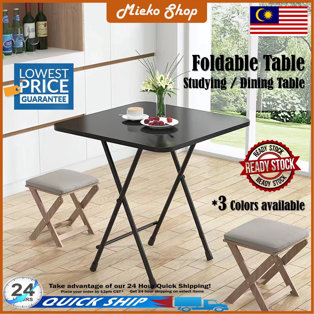 Foldable Table Study Table Study Desk Small Dining Table 70CM Computer ...
