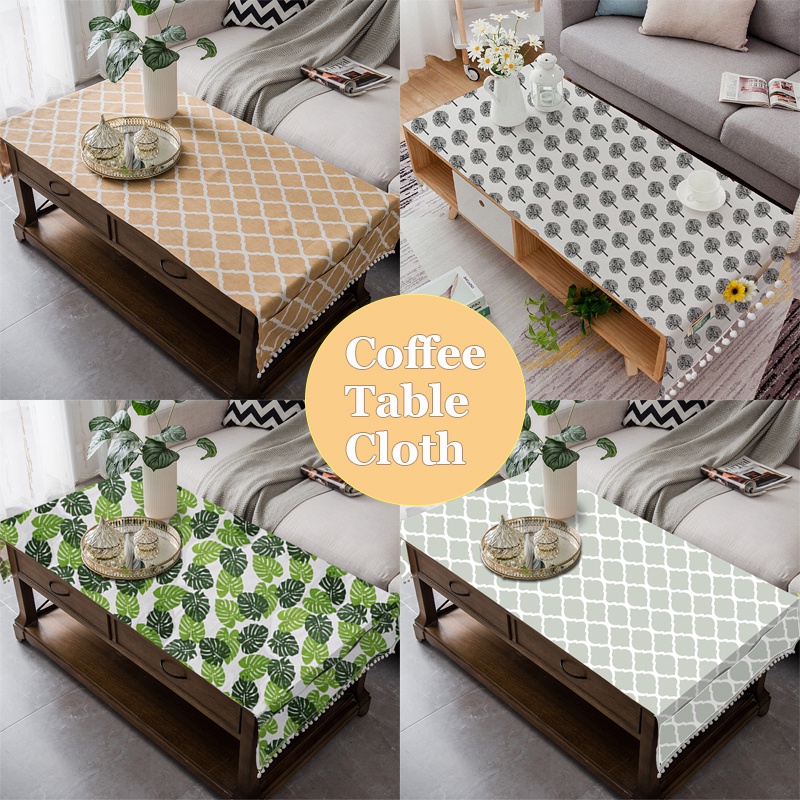 Linencotton Teapoy Table Tablecloth Rectangular Antislip Teapoy Table
