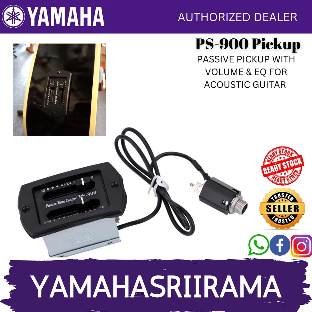 PS900 Passive Acoustic Guitar Pickup with Volume and Equalizer control Shopee Malaysia