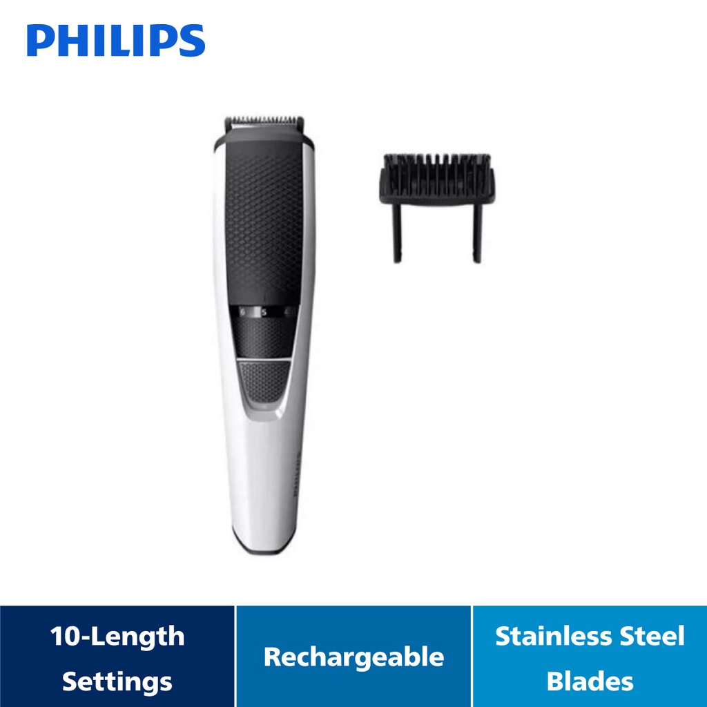 Philips Series 3000 Beard And Stubble Trimmer BT3206/14 Shopee Malaysia