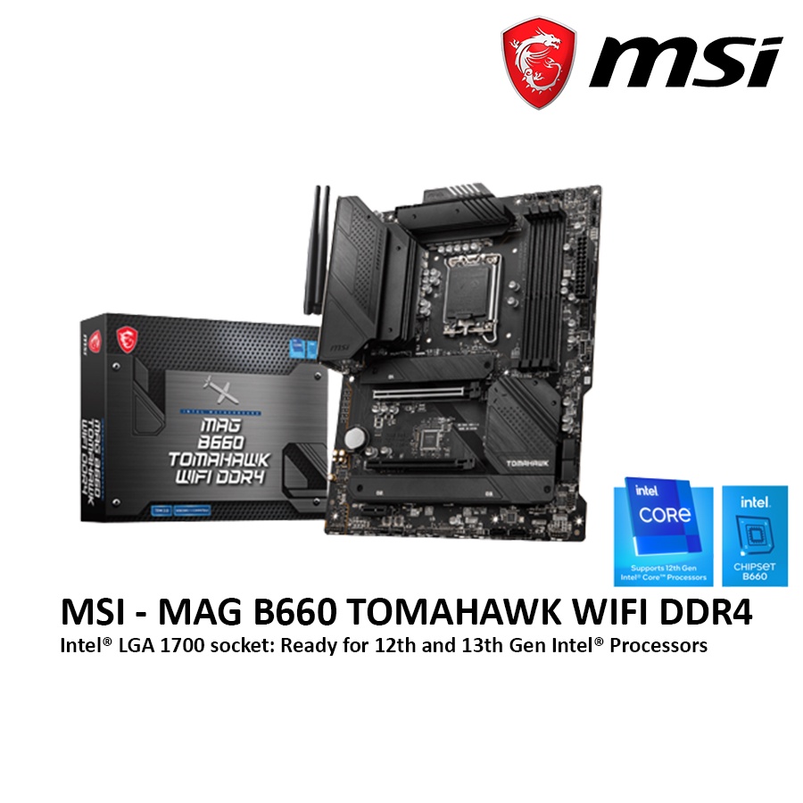 MSI MAG B660 Tomahawk Wifi DDR4 Intel LGA1700 Motherboard | Shopee Malaysia